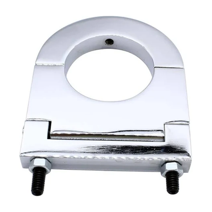 Colonne de direction en aluminium chromé 2,5 pouces (AHM25051547) pour moteur Chevrolet SBC BBC 350 454 Blazer 2001 E-150 Econoline