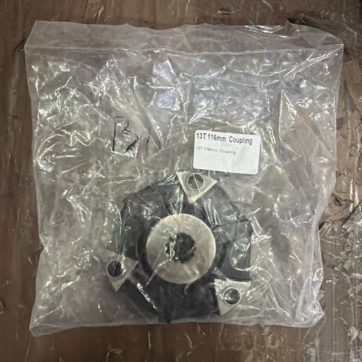 13T 116mm Hydraulic Pump Coupling Assembly for Yanmar Engine 3TNE68 - KUDUPARTS