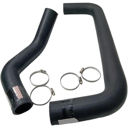 Radiator Hoses and Clamps 3073141 3073159 for Hino H07C-TD Engine Hitachi EX220-5 EX230-5 EX270-5 Excavator - KUDUPARTS