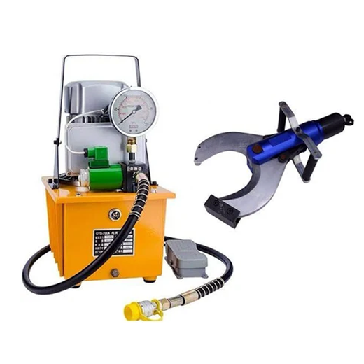 220V High Pressure Electric Hydraulic Oil Pump GYB-700A & Cable Cutter CPC-120C - KUDUPARTS