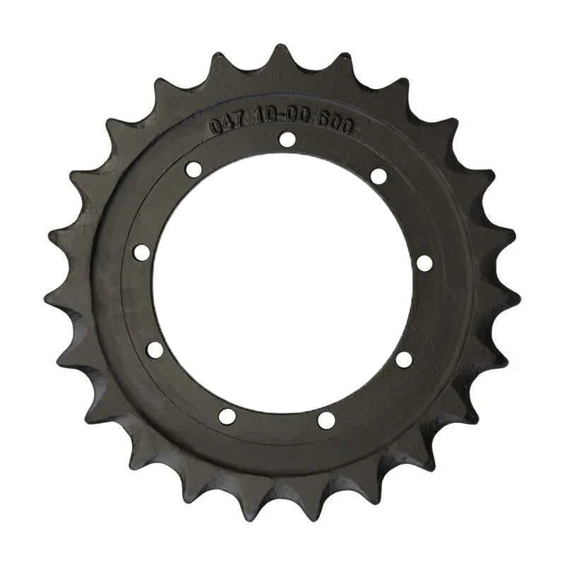 23 Teeth 9 Bolt Holes Drive Sprocket 04710-00600 for Takeuchi Excavator TB138FR TB135 - KUDUPARTS