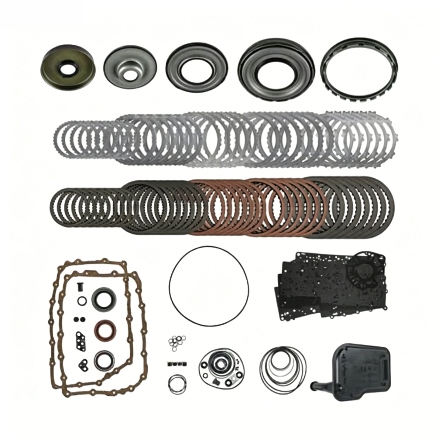 Transmission Master Rebuild Kit With Steel Friction & Filter for GM 6L80 2007-UP
