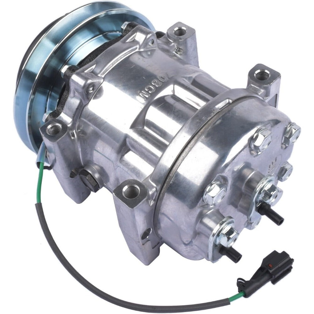 24V SD7H13 A/C Compressor 189-2746 for Caterpillar CAT Engine 4M40 3064 3066 Excavator 308C 314C 321C - KUDUPARTS
