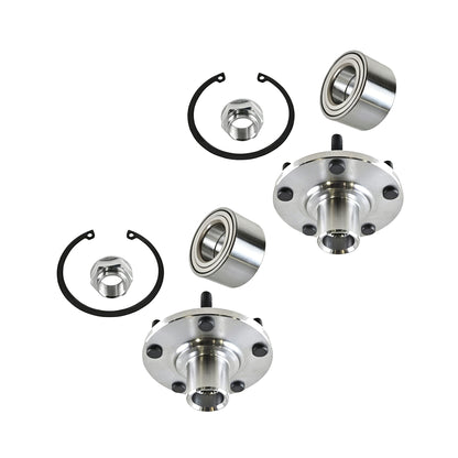 2 Sets Front Wheel Hub and Bearing Kit D44600SJKJ00 for Honda CR-V 2012-2016 - KUDUPARTS