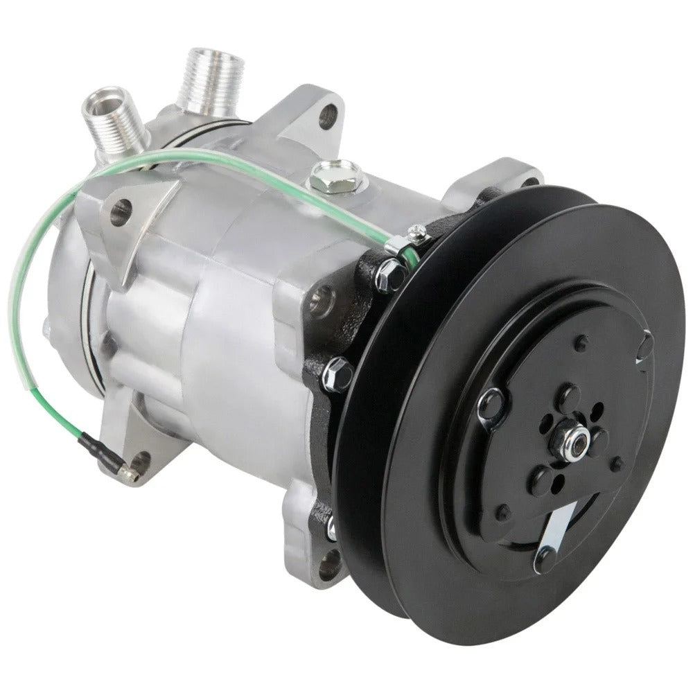 Aftermarket 12V 1PK 152mm Sanden SD5H14 A/C Compressor 509423 - KUDUPARTS