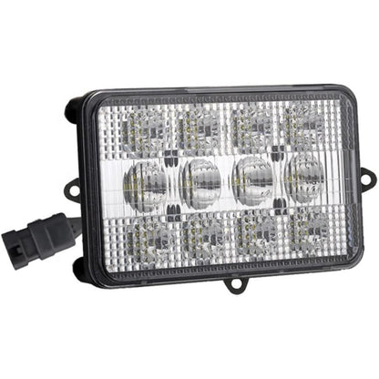 4Pcs 6"x4" LED Cab Light 6500K AH159332 for John Deere Combine 9410 9510 9610 9400 9500 9600 9450 9550 - KUDUPARTS