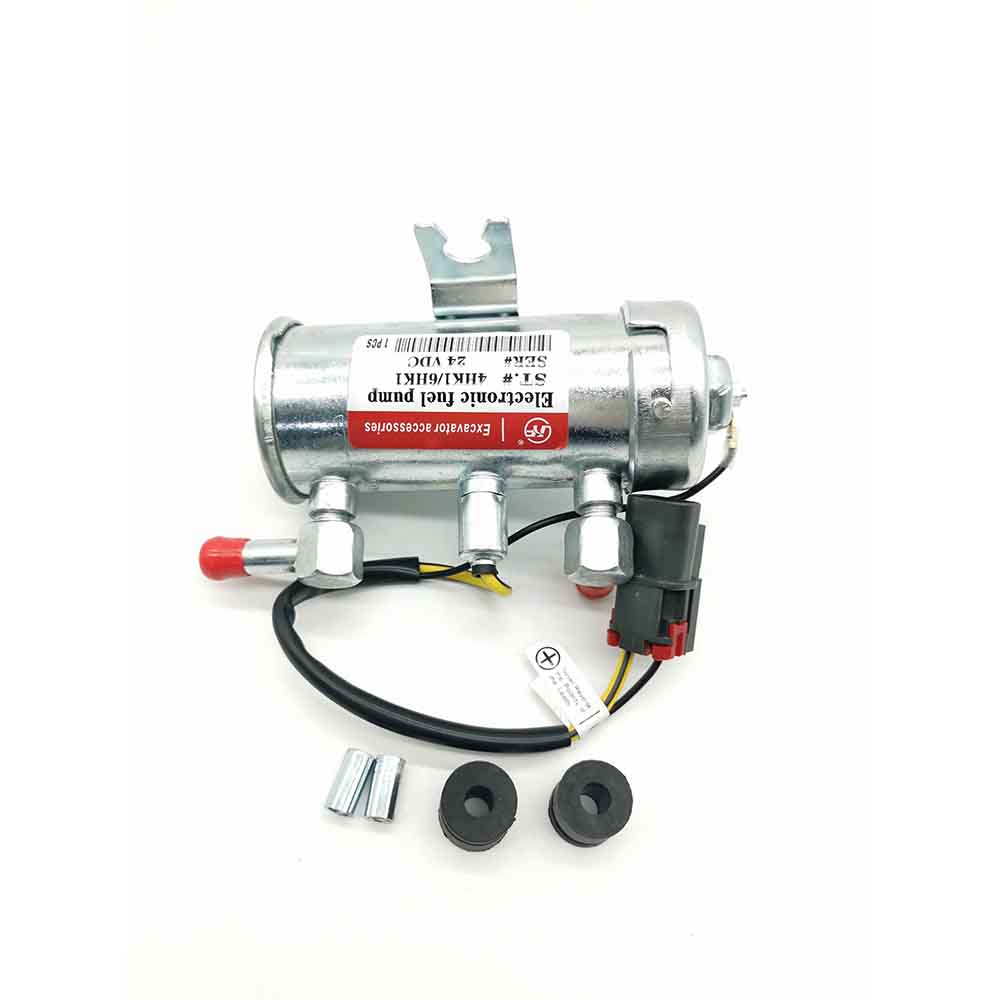 24V Electric Fuel Feed Pump KHH11880 KHR30380 KHR12840 for Isuzu 4HK1 6HK1 Case CX130B CX160B CX160C CX210B CX240B CX250C CX290B CX300C CX330 CX350B CX470C CX80
