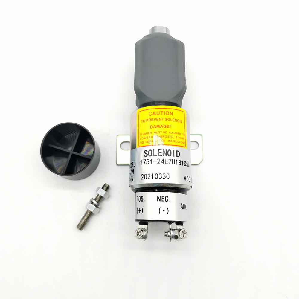 Solénoïde d'arrêt de carburant 24 V 1751-24E7U1B1S5A SA-3766-T pour moteur Cummins
