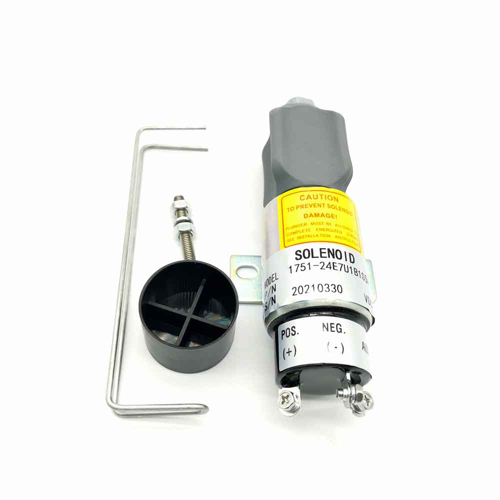 Solénoïde d'arrêt de carburant 24 V 1751-24E7U1B1S5A SA-3766-T pour moteur Cummins