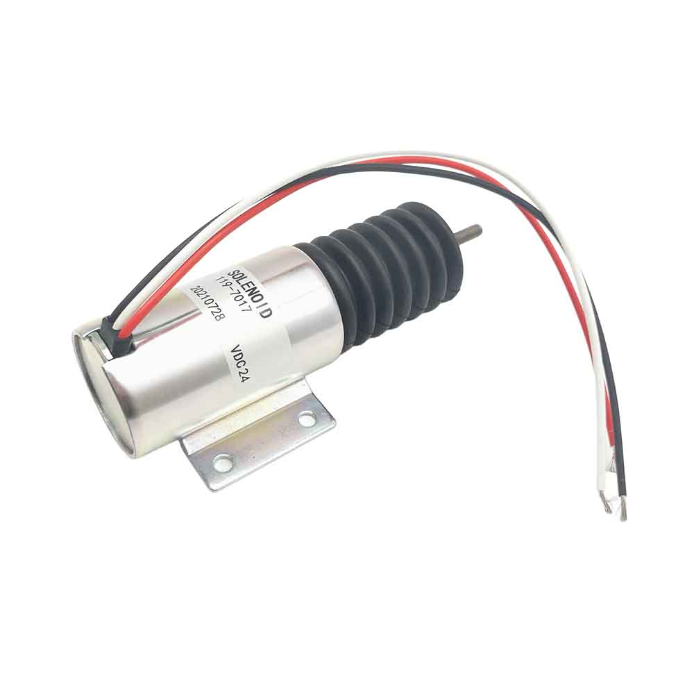 24V Solenoid 119-7017 for Caterpillar CAT Vibratory Compactor CB-434C CB-534C CB-535B CB-634C CP-433E Engine 3054 3116