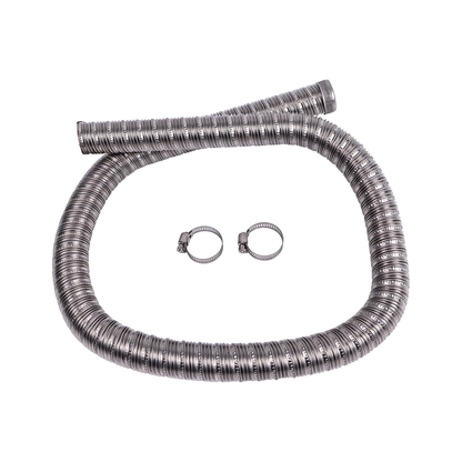 24mm Stainless Steel Exhaust Pipe(1m) 36061296 90394 with Clamps for Webasto Eberspacher