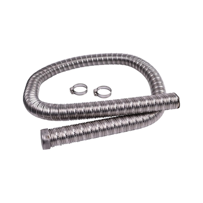24mm Stainless Steel Exhaust Pipe(1m) 36061296 90394 with Clamps for Webasto Eberspacher