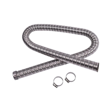 24mm Stainless Steel Exhaust Pipe(1m) 36061296 90394 with Clamps for Webasto Eberspacher