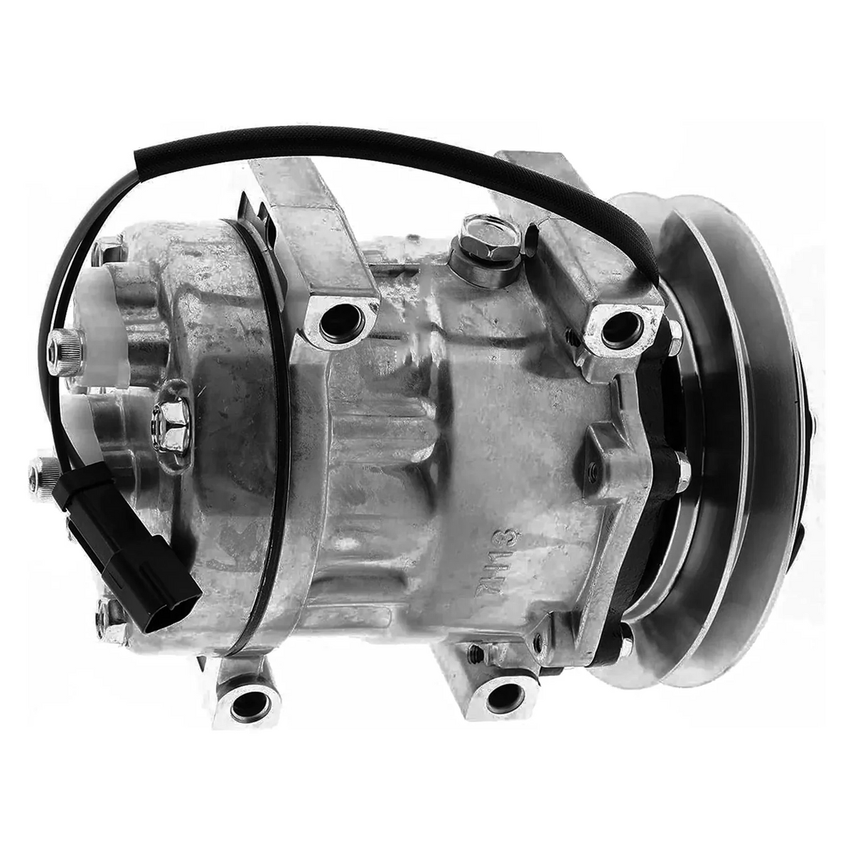 24V SD7H13 A/C Compressor YX91V00001F1 for Kobelco Excavator SK130 SK250 SK330 SK235SR SK250LC - KUDUPARTS