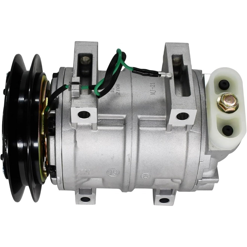 DKS15CH A/C Compressor 506011-6800 for Komatsu Excavator PC100-6 PC120 PC210 PC300 PC350 PC400 - KUDUPARTS