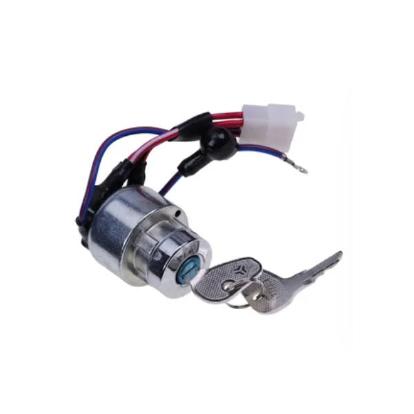 Ignition Switch 38180-31800 with 2 Keys for Kubota Tractor L1802 L2002 L2202 - KUDUPARTS