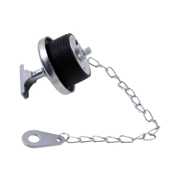2" Oil Filter Cap with Chain 107981 for CASE Engine D-429 Komatsu Excavator MX09 MX15 MX202 MX272 MX352 MX502 Doosan Loader MEGA 500-V - KUDUPARTS
