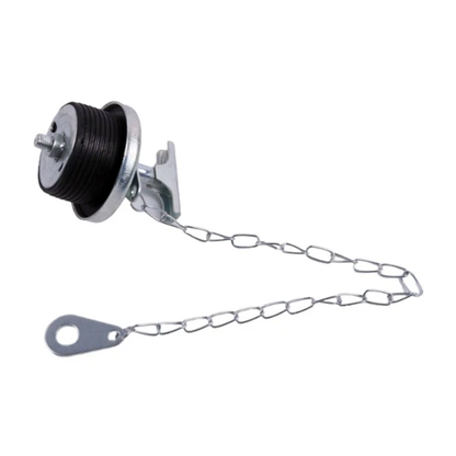 2" Oil Filter Cap with Chain 107981 for CASE Engine D-429 Komatsu Excavator MX09 MX15 MX202 MX272 MX352 MX502 Doosan Loader MEGA 500-V - KUDUPARTS
