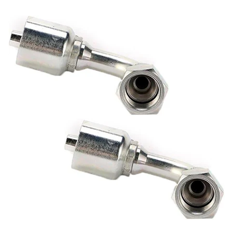 2 conectores de crimpado con conector hembra JIC 06Z-666 de 3/8" para Parker Weatherhead