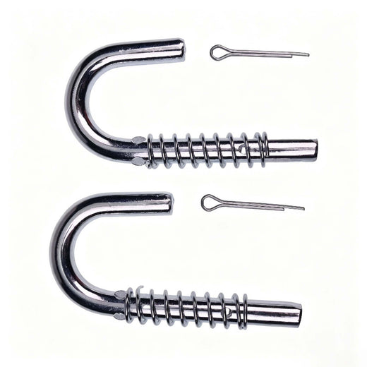 2 Pack Deck Release Pin & Spring 747-1116 932-0306A for Cub Cadet MTD Craftsman Troy-Bilt Huskee Lawn Mower Tractor - KUDUPARTS
