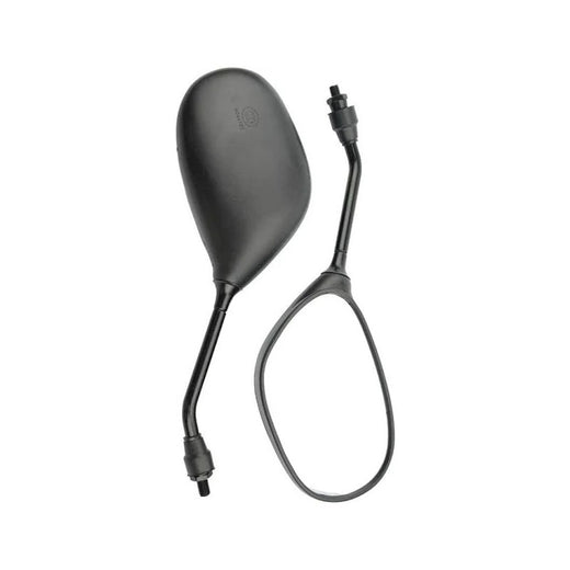 2 Pcs 8mm Black Plastic Rearview Mirror for 50cc 70cc 90cc 110cc 125cc 150cc 200cc 250cc ATV Motorcycle Scooter - KUDUPARTS