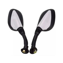 Lot de 2 rétroviseurs universels argentés de 8 mm pour scooters, cyclomoteurs et motos GY6 50 cc, 125 cc, 150 cc et 250 cc