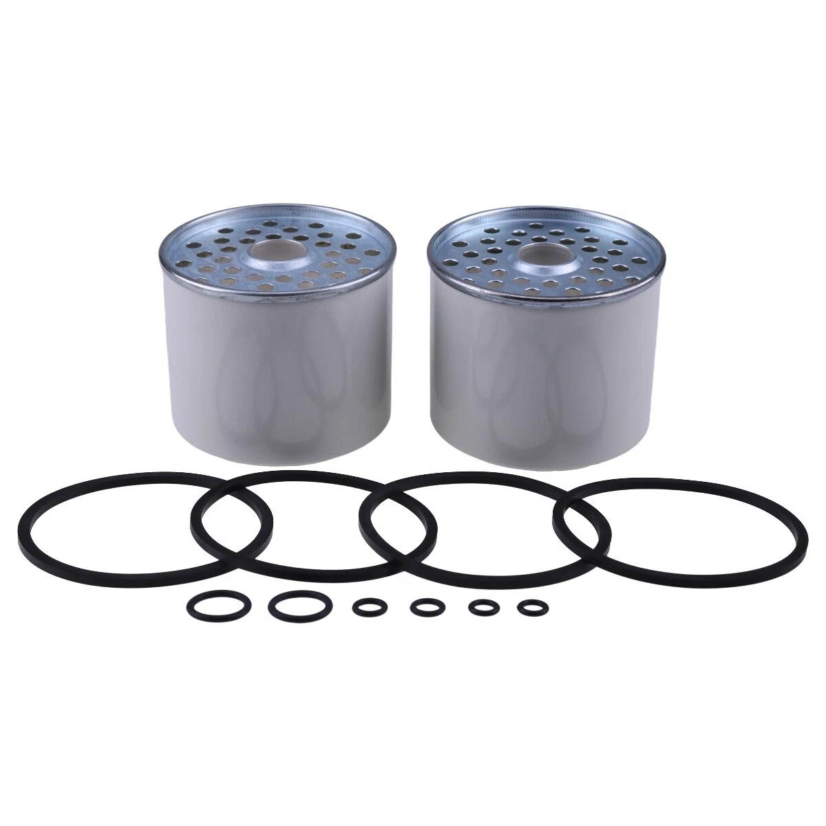 2Pcs Fuel Filter Element F003129 AT17387 for John Deere 400 350B 24 180 301 303 480 450 302 401 440 401B 300 570 544 401C 410 540 310 300B 380 350 - KUDUPARTS