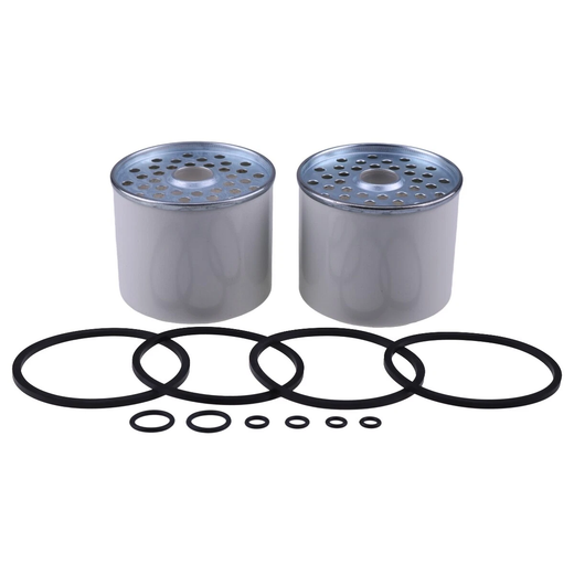 2Pcs Fuel Filter Element F003129 AT17387 for John Deere 400 350B 24 180 301 303 480 450 302 401 440 401B 300 570 544 401C 410 540 310 300B 380 350 - KUDUPARTS