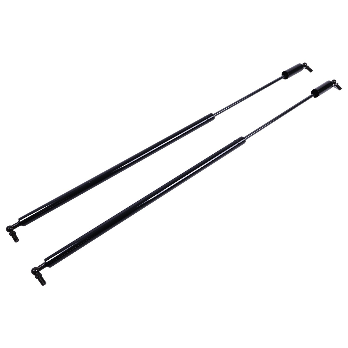 2 vérins à gaz pour capot, références 1968168C3 et 1968168C2, compatibles avec les tracteurs CASE IH 7130, 7250, 7140, 8920, 7210, 7220, 7120, 7110, 8940, 7230 et 8950.