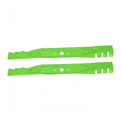2Pcs Toothed Lawnrazor Blades 942-04308-X for Cub Cadet MTD Troy Bilt LTX1040 RZT-L42
