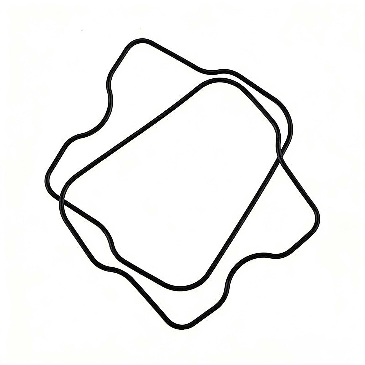 2Pcs Valve Cover Gasket MIU11358 M76072 for Yanmar 3TNE68C 3TNV70 Kawasaki FD620D FD590V FD611V Engine John Deere 1800 4X2 4X4 6X4 Gator