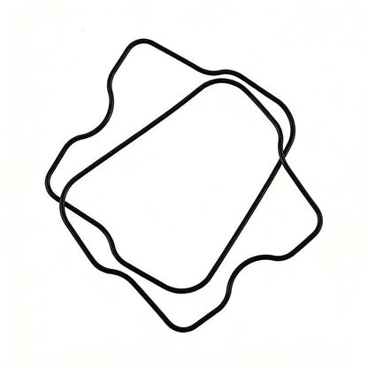 2Pcs Valve Cover Gasket MIU11358 M76072 for Yanmar 3TNE68C 3TNV70 Kawasaki FD620D FD590V FD611V Engine John Deere 1800 4X2 4X4 6X4 Gator