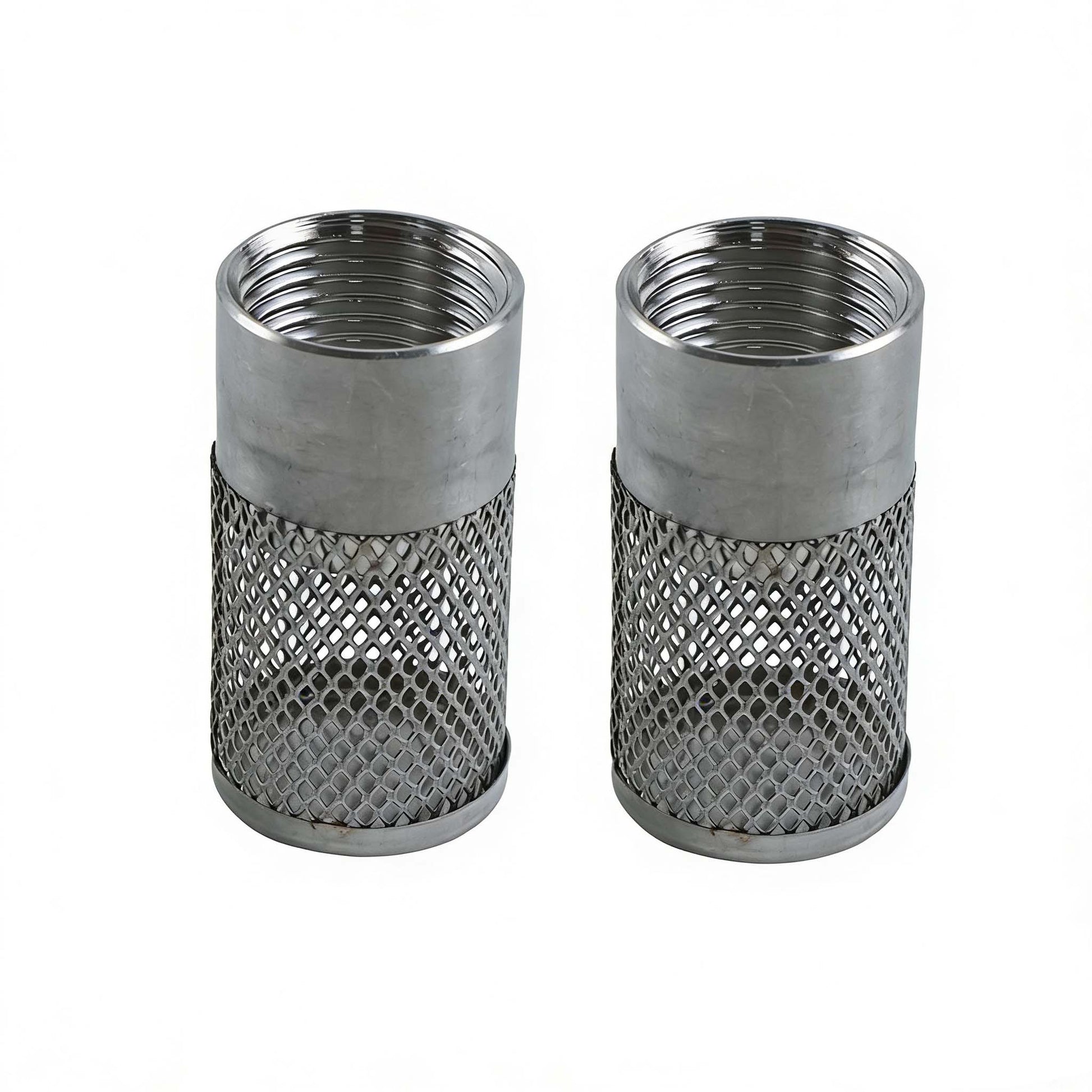 2 Pieces 25mm Hose Water Suction Strainer Inlet Strainer Filter for High Pressure Irrigation Garden - KUDUPARTS