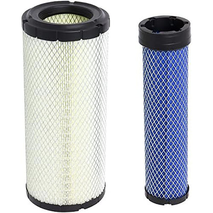 Lot de 2 filtres à air P616641 AF26168 49168 6690907 pour chargeuse Bobcat S100 T110, excavatrice E32 E35 E85