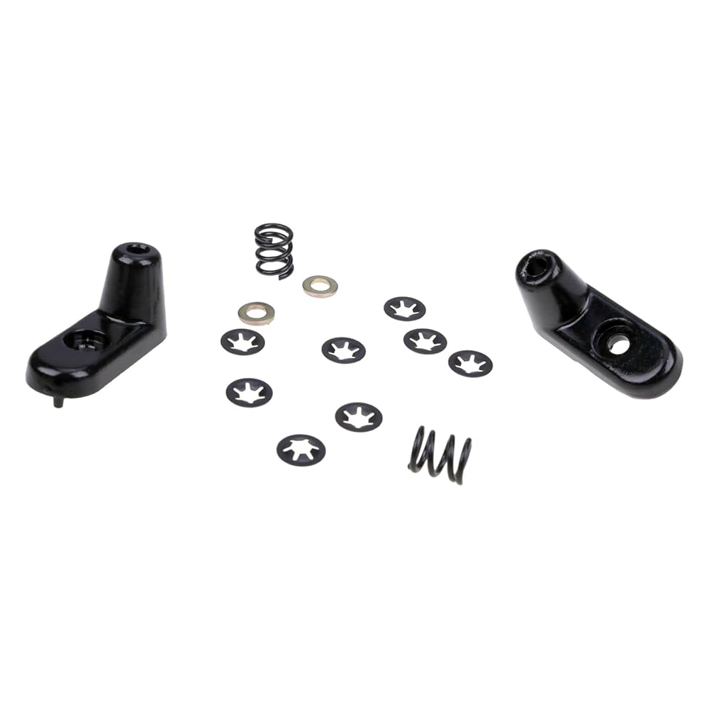 2 Pieces Aluminum Bracket Sun Visor Repair Kit 924-532 5JM151X9AB for 2003-2006 Jeep Wrangler