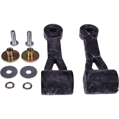 Lot de 2 loquets de sac avec quincaillerie 532109808 109808 pour Husqvarna, Poulan, Sears, Murray, Troy-Bilt, Airens, Cub-Cadet, MTD, Craftsman