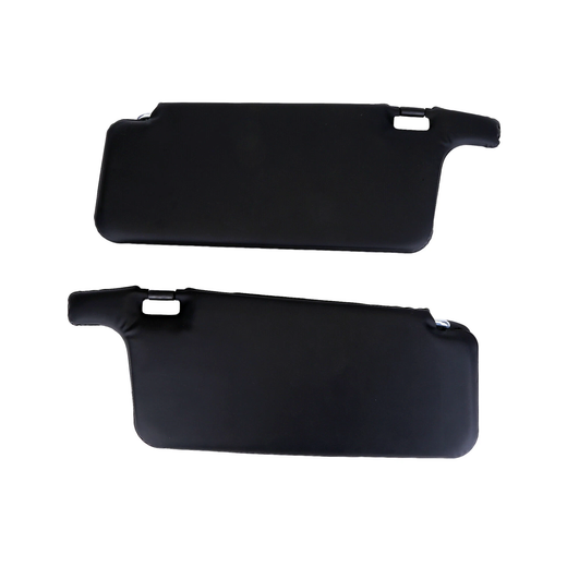 2 Pieces Black Interior Sun Visor 83280-S01-A32ZA 83230-S01-A11ZA for Honda Civic LHD 1996-2001 - KUDUPARTS