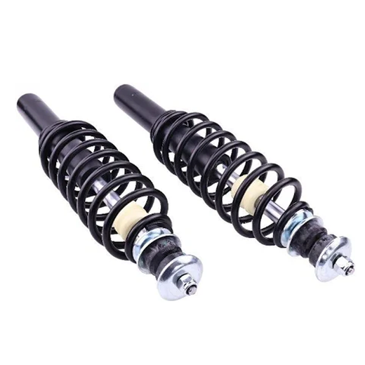 2 Pieces Front Coil-Over Shock Absorber with Bushing Washer Kit AM137957 AM135372 for John Deere HPX615E HPX815E XUV620i XUV850D - KUDUPARTS