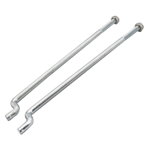 2 Pieces Golf Cart Battery Hold Down Rod 302124 for EZ-GO Medalist TXT 1994+ - KUDUPARTS
