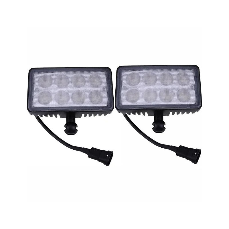 Lot de 2 phares LED RE154906 RE154900 RE154898 pour tracteurs John Deere 7200 7400 7210 8100 8200 8300 8400 9100 9200 9300 9400 8220T 8310T 8430T