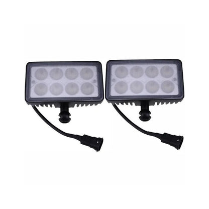 Lot de 2 phares LED RE154906 RE154900 RE154898 pour tracteurs John Deere 7200 7400 7210 8100 8200 8300 8400 9100 9200 9300 9400 8220T 8310T 8430T