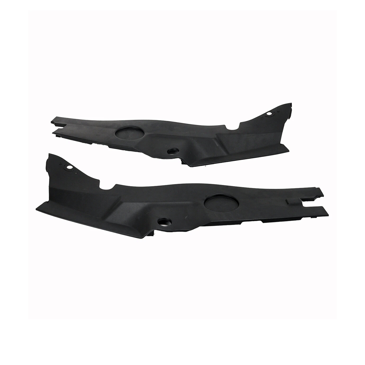 2 Pieces Left Right Under Hood Sight Shield Splash Cover Panels 5182336AA 5182337AA for 2011-2014 Dodge Charger - KUDUPARTS