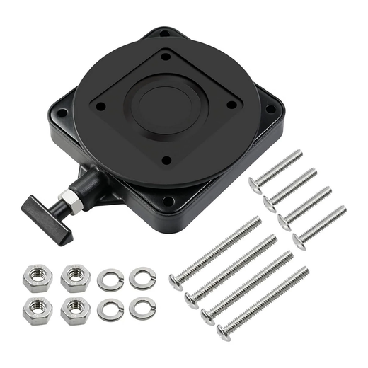 2 Pieces Low-Profile Swivel Mounting Base 2207003 for Cannon Downrigger - KUDUPARTS