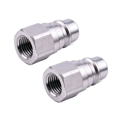 2 Pieces Male Hydraulic Connect Coupler AM37983 for John Deere Tractor 140 300 312 314 316 317 318 400 420 430