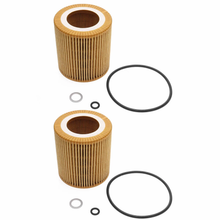 2 Pieces Oil Filter 11 42 7 541 827 for BMW 128i 135i 325i 328i 330i 335i 525i 528i 530i 535i 640i 740i X3 X5 X6 Z4