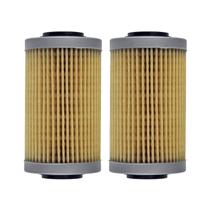 2 Pieces Oil Filter with O-Ring 420956740 711956740 for Sea-Doo Challenger 210 SE 430 GTX 4-Tec LTD RXP-X 260 GTI SE 155 Wake Pro 215