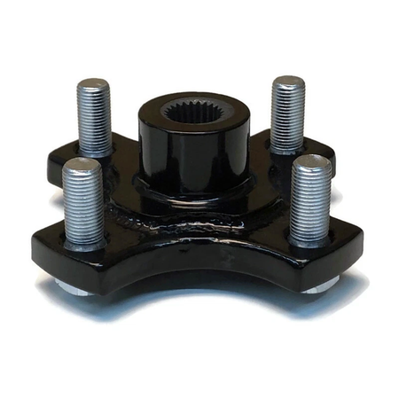 2 Pieces Rear Wheel Hub Flange Plate 615604 for E-Z-GO Golf Cart RXV Gas & Electric 2008-UP - KUDUPARTS