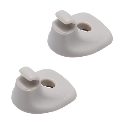 2 fixations de pare-soleil de toit 1DR31HDAAA pour Jeep Compass Patriot Dodge Caliber 2010-2017