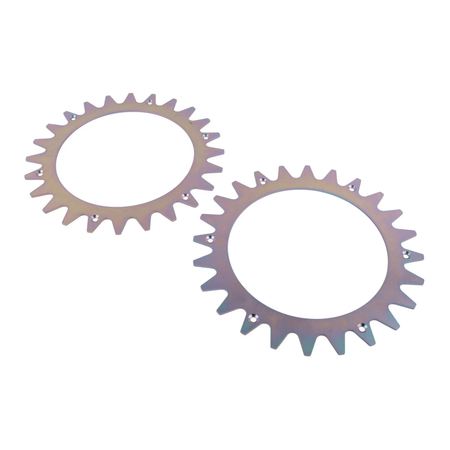 2 Pieces Wheel Spike TLWL-02 for Worx Landroid L WR153E WR155E WR147E WR148E Mower - KUDUPARTS