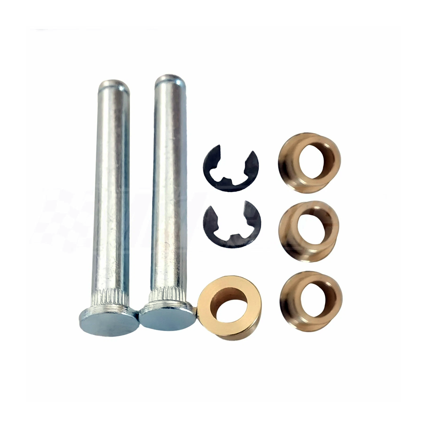 2 Set Front Door Hinge Pin and Bushing Kit 703-270 for Ford Crown Victoria Explorer Ranger Lincoln Continental Mercury Cougar Mountaineer